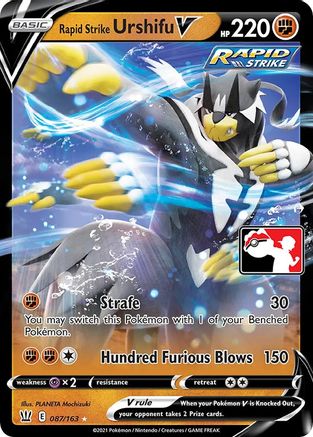 Rapid Strike Urshifu V - Holofoil Prize Pack Series Cards - Ultra Rare