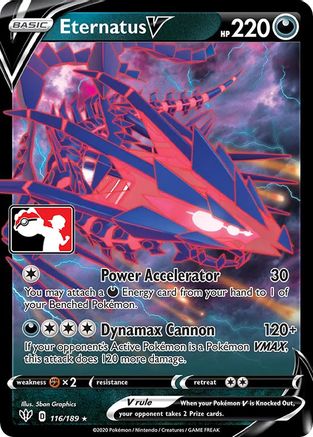 Eternatus V - Holofoil Prize Pack Series Cards - Ultra Rare