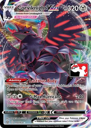 Corviknight VMAX - Holofoil Prize Pack Series Cards - Ultra Rare
