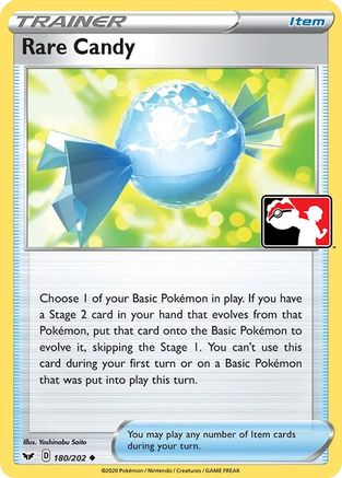 Rare Candy - 180/202/202 - Holofoil Prize Pack Series Cards - Uncommon