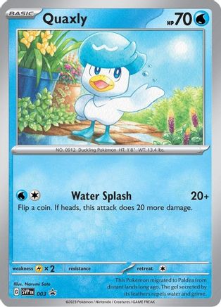 Quaxly 003 - Holofoil SV Scarlet & Violet Promo Cards - Promo