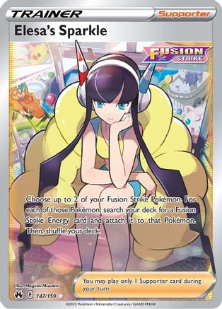Elesa's Sparkle (Full Art) 147 - Holofoil Crown Zenith - Ultra Rare