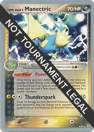 Team Aqua's Manectric (Chris Fulop) 004 World Championship Decks - Holo Rare