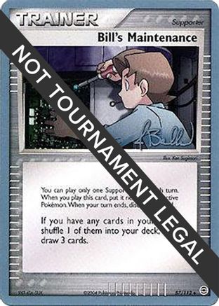 Bill's Maintenance - 2006 (Jimmy Ballard) 087 World Championship Decks - Uncommon