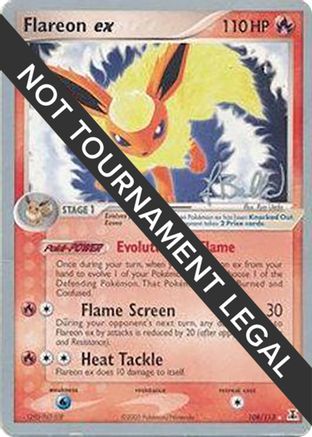 Flareon ex - 2006 (Jimmy Ballard) 108 World Championship Decks - Ultra Rare