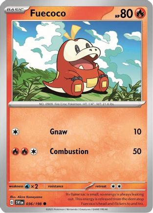 Fuecoco (Mirage Holo) 036/198 - Holofoil Miscellaneous Cards & Products - Promo