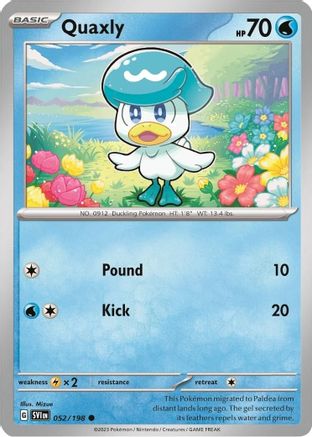 Quaxly (Mirage Holo) 052/198 - Holofoil Miscellaneous Cards & Products - Promo