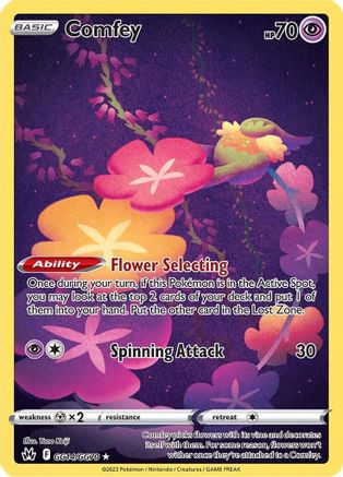 Comfey GG14 - Holofoil Crown Zenith Galarian Gallery - Ultra Rare