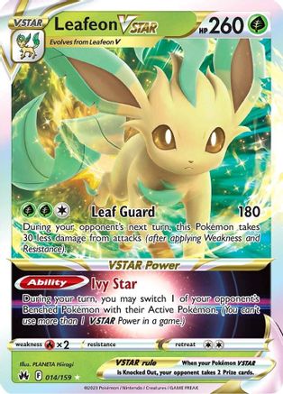 Leafeon VSTAR 014 - Holofoil Crown Zenith - Ultra Rare