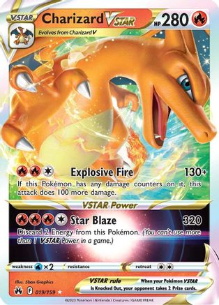 Charizard VSTAR 019 - Holofoil Crown Zenith - Ultra Rare