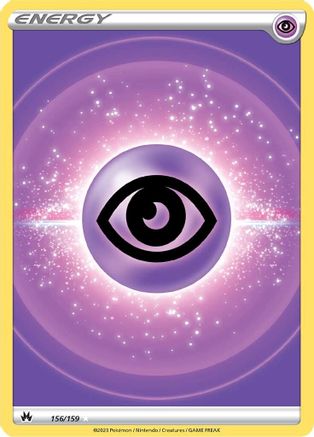 Psychic Energy (Texture Full Art) 156 - Holofoil Crown Zenith - Ultra Rare