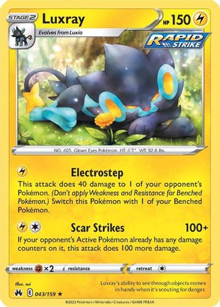 Luxray (43) (43) 043 Crown Zenith - Rare