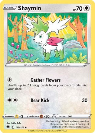 Shaymin 115 Crown Zenith - Uncommon
