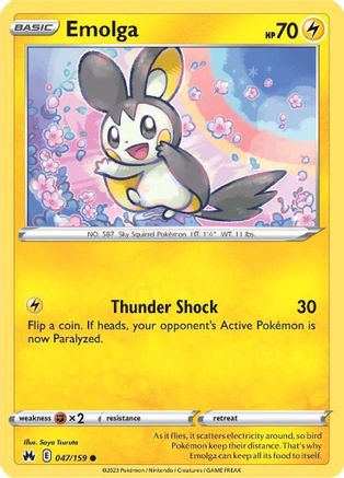 Emolga 047 Crown Zenith - Common
