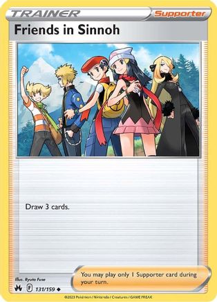 Friends in Sinnoh 131 Crown Zenith - Uncommon