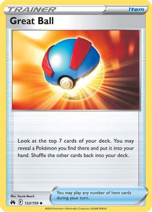 Great Ball 132 Crown Zenith - Uncommon