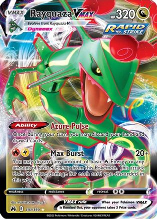 Rayquaza VMAX (101) (101) 101 - Holofoil Crown Zenith - Ultra Rare