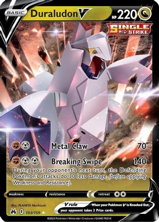 Duraludon V 103 - Holofoil Crown Zenith - Ultra Rare