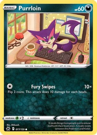Purrloin 077 Crown Zenith - Common