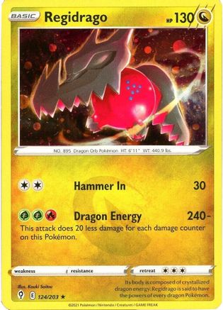 Regidrago (Cosmos Holo) 124/203 - Holofoil Miscellaneous Cards & Products - Holo Rare