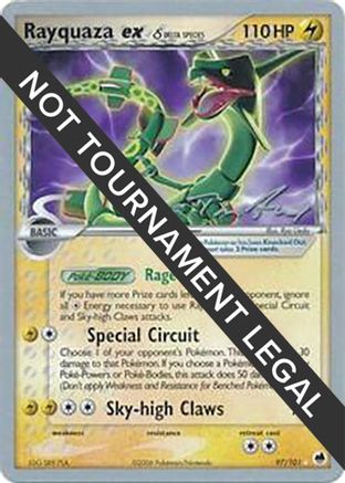 Rayquaza ex (Delta Species) - 2007 (Tom Roos) 097 World Championship Decks - Rare
