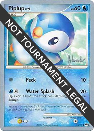 Piplup (15) (15) - 2008 015 World Championship Decks - Common