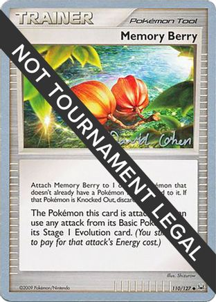 Memory Berry - 2009 (David Cohen) 110 World Championship Decks - Uncommon