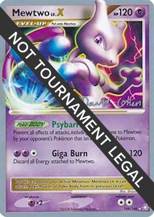 Mewtwo LV.X - 2009 (David Cohen) 144 World Championship Decks - Rare