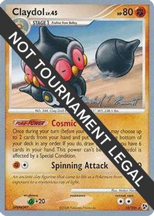 Claydol - 2010 (Michael Pramawat) 015 World Championship Decks - Rare