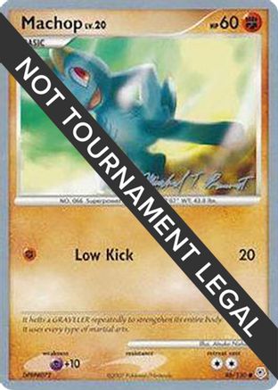 Machop - 2010 (Michael Pramawat) 086 World Championship Decks - Common