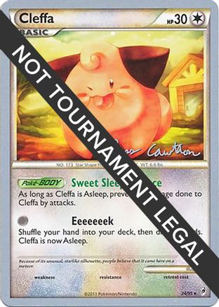 Cleffa - 2011 (Ross Cawthon) 024 World Championship Decks - Rare