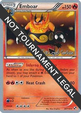 Emboar (David Cohen) 020 World Championship Decks - Rare