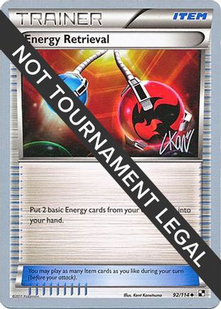 Energy Retrieval - 2011 (Christopher Kan) 092 World Championship Decks - Uncommon