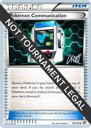 Pokemon Communication - 2011 (Christopher Kan) 099 World Championship Decks - Uncommon