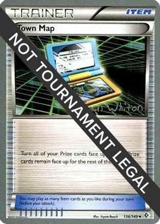 Town Map - 2013 (Ian Whiton) 136 World Championship Decks - Uncommon
