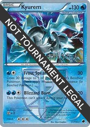 Kyurem - 2014 (Haruto Kobayashi) 031 World Championship Decks - Holo Rare