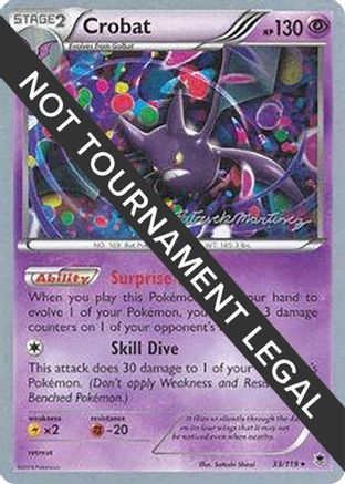 Crobat - 2015 (Patrick Martinez) 033 World Championship Decks - Rare