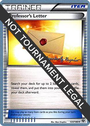 Professor's Letter - 2015 (Alejandro Ng-Guzman) 123 World Championship Decks - Uncommon