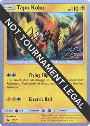 Tapu Koko - 2017 (Zachary Bokhari) SM30 World Championship Decks - Common
