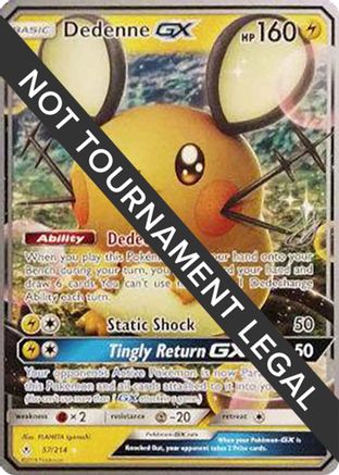 Dedenne GX - 2019 (Henry Brand) 057 World Championship Decks - Ultra Rare