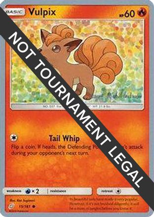 Vulpix - 2019 (Kaya Lichtleitner) 015 World Championship Decks - Common