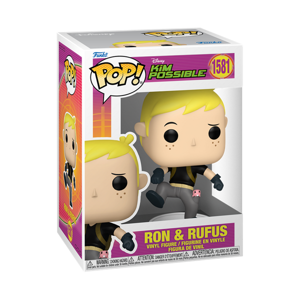 Funko Pop! Disney: Kim Possible: Ron & Rufus #1581
