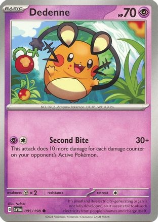 Dedenne 095/198 SV01 Scarlet & Violet Base Set - Common