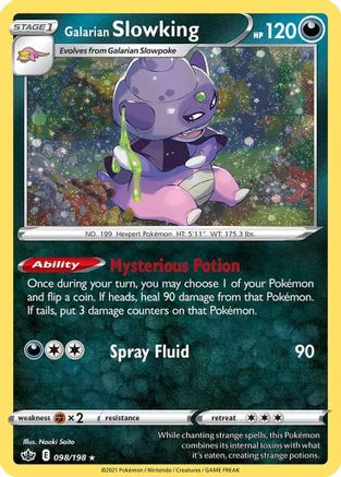 Galarian Slowking (Cosmos Holo) 098 - Holofoil Miscellaneous Cards & Products - Holo Rare