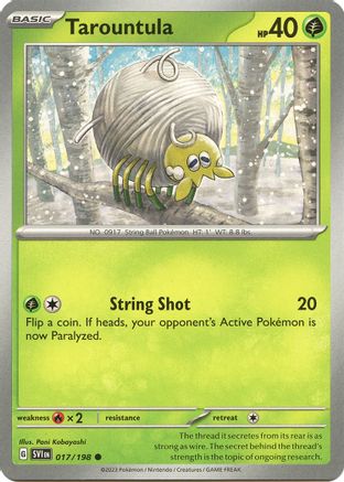 Tarountula 017/198 SV01 Scarlet & Violet Base Set - Common