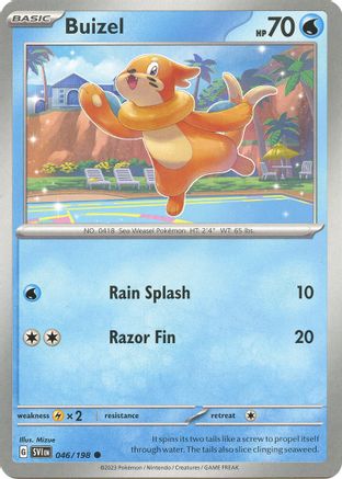 Buizel 046 SV01 Scarlet & Violet Base Set - Common