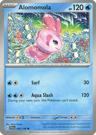 Alomomola 048 - Reverse Holofoil SV01 Scarlet & Violet Base Set - Common