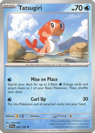 Tatsugiri 062 - Reverse Holofoil SV01 Scarlet & Violet Base Set - Uncommon