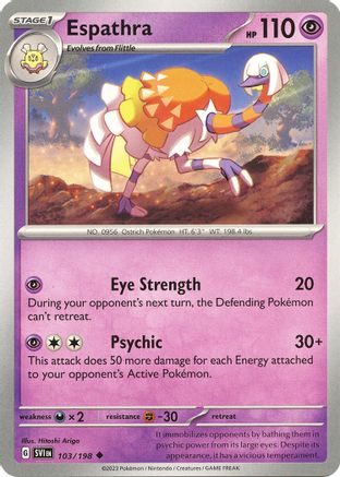 Espathra 103 - Reverse Holofoil SV01 Scarlet & Violet Base Set - Uncommon