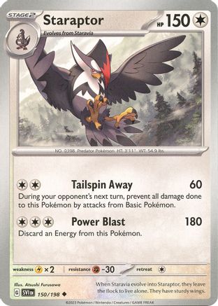 Staraptor 150 - Reverse Holofoil SV01 Scarlet & Violet Base Set - Uncommon